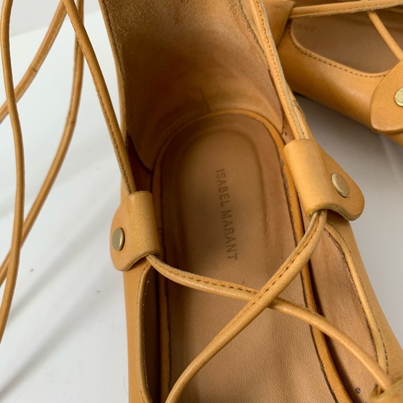 Isabel Marant | Alisa Sandal Sz 35 Amber Yellow - Picture 4 of 8